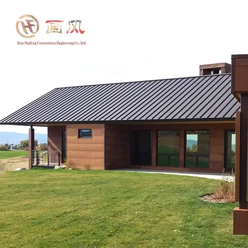 Acoperiș de verandă metalic cu îmbinare în picioare